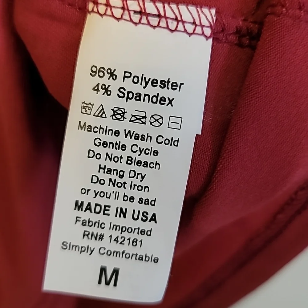 NWT Lularoe Raspberry Colored Tank Top - Medium - Picture 5 of 5